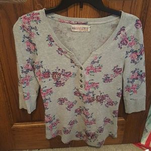 Wallflower Grey Blouse